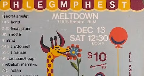 Rebekah Mangles at Phlegm Phest!