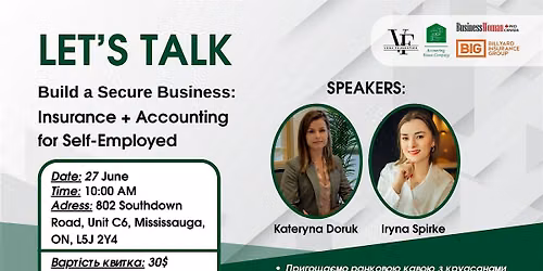 Build a secure Business: Insurance + Accounting