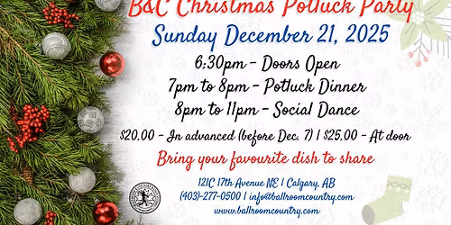B&C Christmas Potluck Party