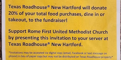 Texas Roadhouse Fundraiser