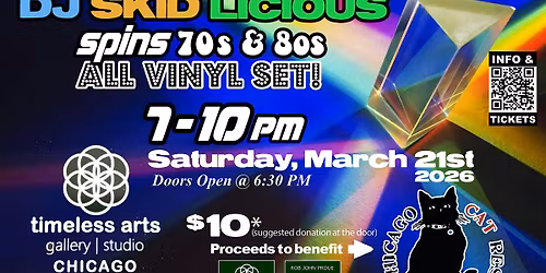 Art & Music Benifiting The Chicago Cat Rescue - DJ SKiD LiCiouS SPINS PUNK