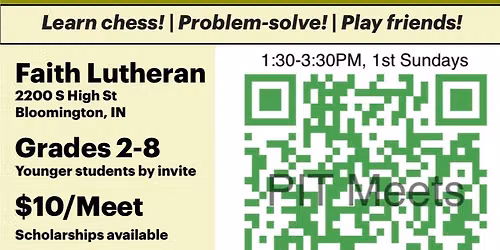 Prodigy-in-Training Chess Meets - First Sunday Every Month