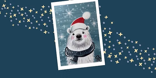 Swansea Grand Hotel Grown Up Paint Along - Christmas Polar Bear