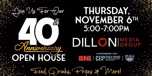 Celebrating 40 Years with Dillon Media Group