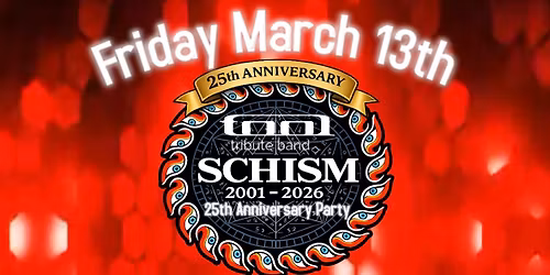 3\/13 Tool tribute Schism 25th Anniversary Party at The Zone (Clemson Bros. Brewery), Middletown, NY