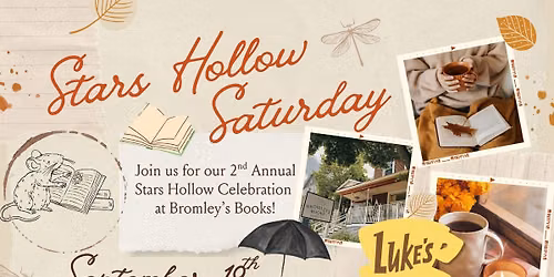 Stars Hollow Saturday at Bromley's Books