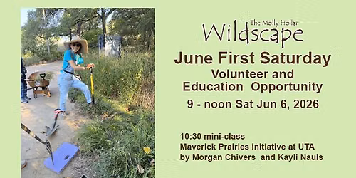 Volunteer & Education Opportunity - June 6, 2026 First Saturday