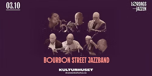 L\u00f8rdagsjazzen: Bourbon Street Jazzband \/\/ Drammen kulturhus