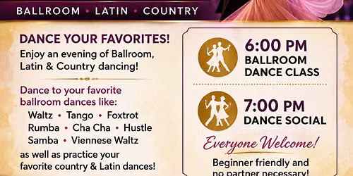 Ballroom Fusion Dance Social