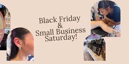 Glow Friday & Shop Small Saturday!