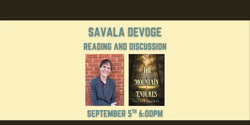 Savala DeVoge Reading and Discussion