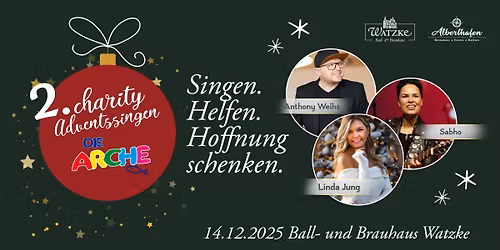 2. Charity Adventssingen - Singen. Helfen. Hoffnung schenken.