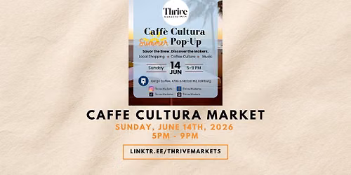 Caffe Cultura Pop Up