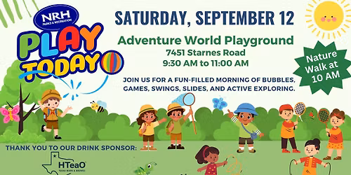 Play Today NRH - Adventure World Playground with Nature Walk