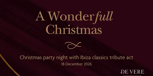De Vere Cotswold Water Park Christmas party with Ibiza classics tribute act