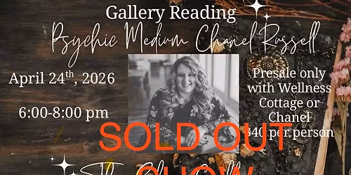 Gallery reading with Chanel Russell at The Silver Cauldron 