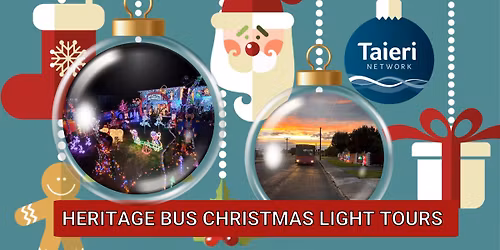 Christmas Lights Heritage Bus Trip - Mosgiel