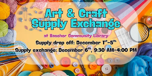 Art and Craft Supply Exchange