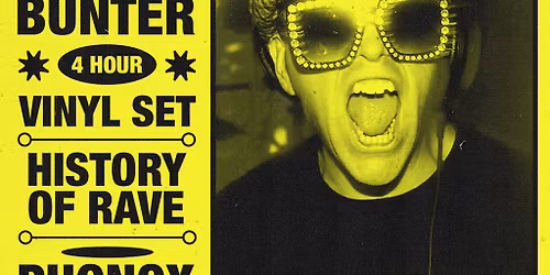 Billy Daniel Bunter: 4 Hour Vinyl Set (Day Party)