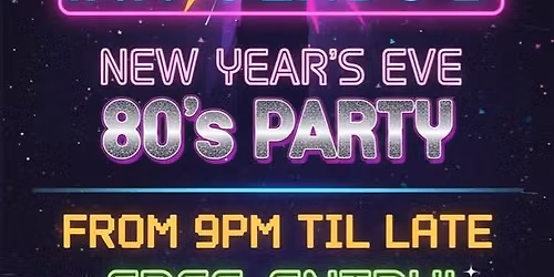 New Years Eve 80's Party