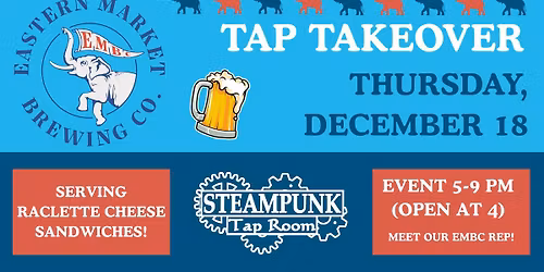 Eastern Market Brewing Tap Takeover