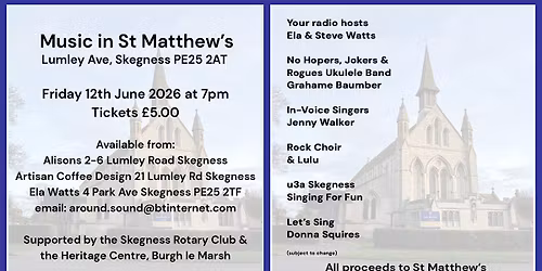 Music In St Matthew's 2026