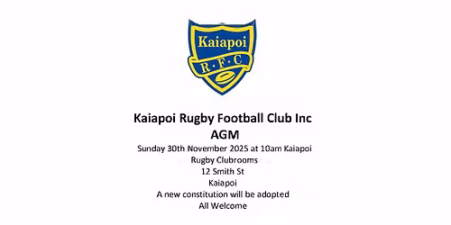 KRFC Annual General Meeting 