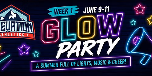Summer Rec Cheer Camp- GLOW PARTY