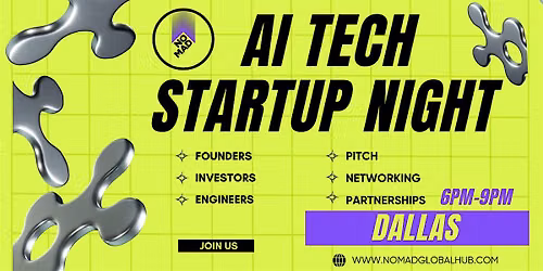 AI Tech & Startup Night \u2014 Dallas
