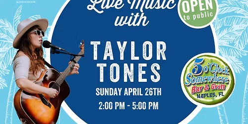 LIVE MUSIC SUNDAYS: Taylor Tones