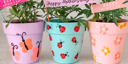 KIDS Workshop: Paint a Flower Pot & Plant a Flower - May 9th (12:00pm-4:00pm)