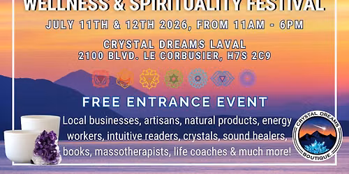 Wellness & Spirituality Festival \/ Festival du bien-\u00eatre et de la spiritualit\u00e9 