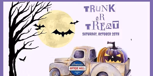 Trunk or Treat: Saturday, October 25th, 11am - 12:30pm