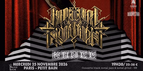 IMPERIAL TRIUMPHANT + KNOLL \/\/ PARIS - PETIT BAIN