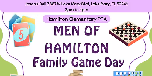 Hamilton Elementary PTA's Men of Hamilton Family Game Day