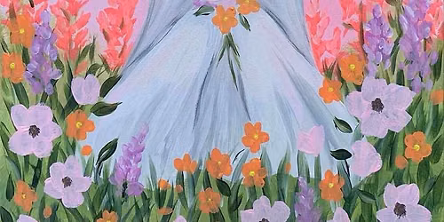 Family Friendly Summerween Paint Class: Flowers for Boo