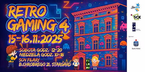 RETRO GAMING w FILARACH 4 Festiwal Gier Komputerowych i Konsolowych z lat 80\u2019 i 90\u2019!