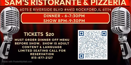 Dinner & Comedy Night @ Sam's Ristorante & Pizzeria
