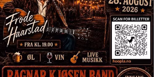 Cowboyf\u00e6st med Frode Haarstad og Ragnar Kj\u00f8sen Band \/\/ Langland G\u00e5rd