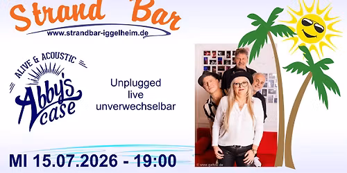 Abby's Case live an der Strandbar