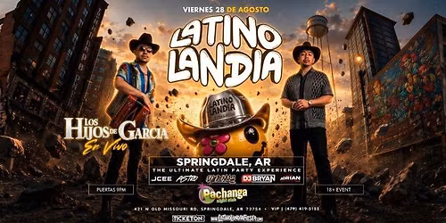 LATINO LANDIA PRESENTS: LOS HIJOS DE GARCIA EN VIVO