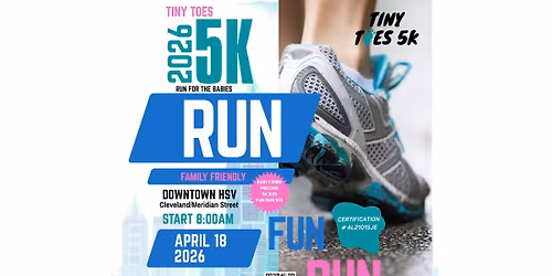 Tiny Toes 5K & Fun Run 2026