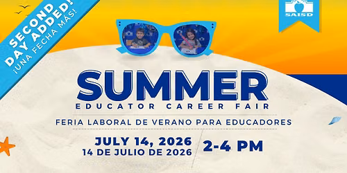 Summer Educator Career Fair | Feria Laboral de Verano para Educadores