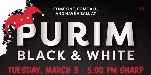 Purim Black & White