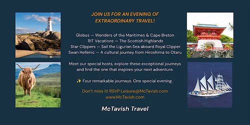 FOUR REMARKABLE JOURNEYS. ONE SPECIAL EVENING.