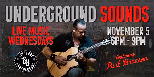 Paul Bronson | Underground Sounds Live Music