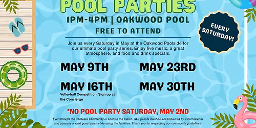 May Pool Parties