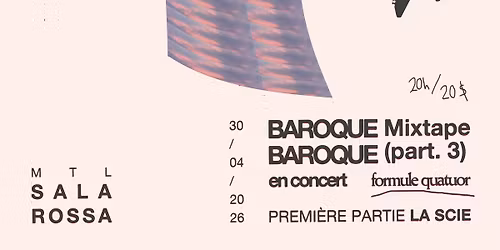 Baroque Baroque: Mixtape (part. 3) + La Scie
