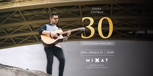 Janka Gy\u00f6rgy: 30 | Sz\u00fclet\u00e9snapi koncert