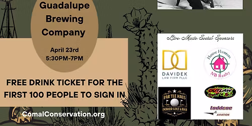 Comal Conservation - Live Music Social Featuring Dallas Burrow - April 2026